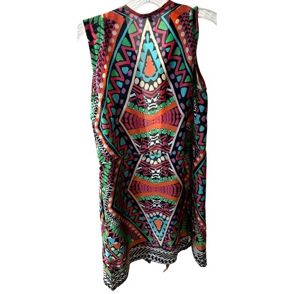 Alexia Admor Wrap Multi-colored Dress with ties looping around the waist inside - Picture 2 of 8